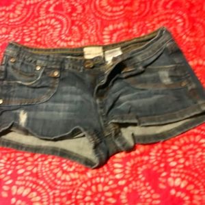Short jean shorts by Mudd size 5